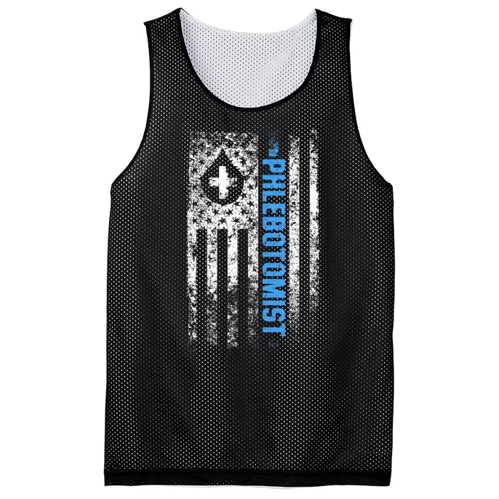 Phlebotomist Usa Phlebotomy Nurse Syringe Hospital Blood Mesh Reversible Basketball Jersey Tank