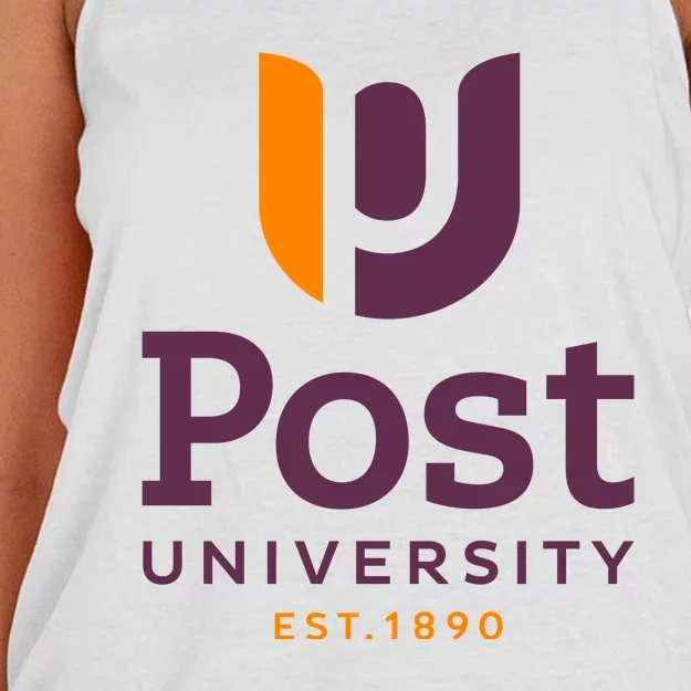 Post University Women's Knotted Racerback Tank