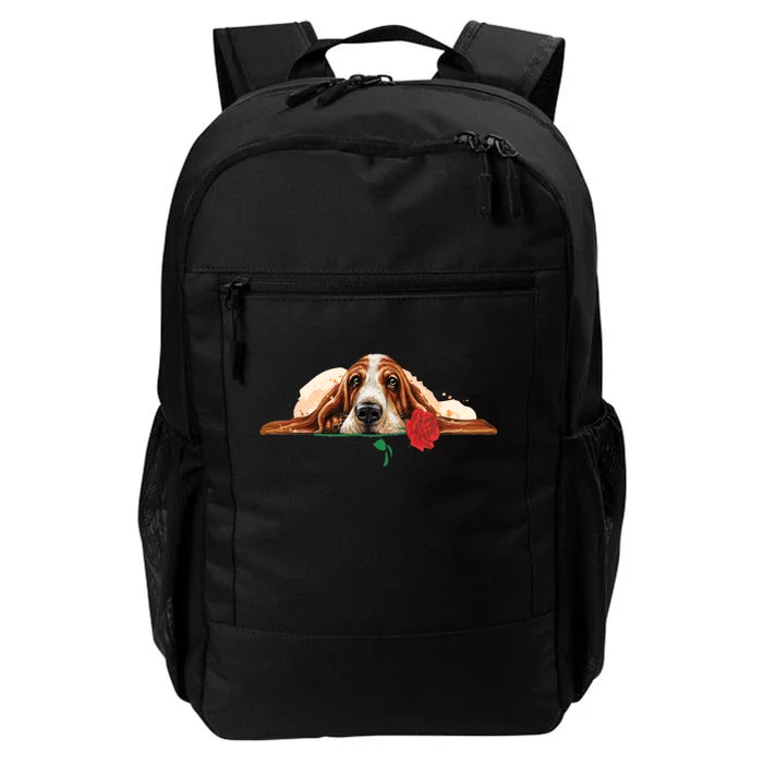 Puppy Love Red Rose Daily Commute Backpack