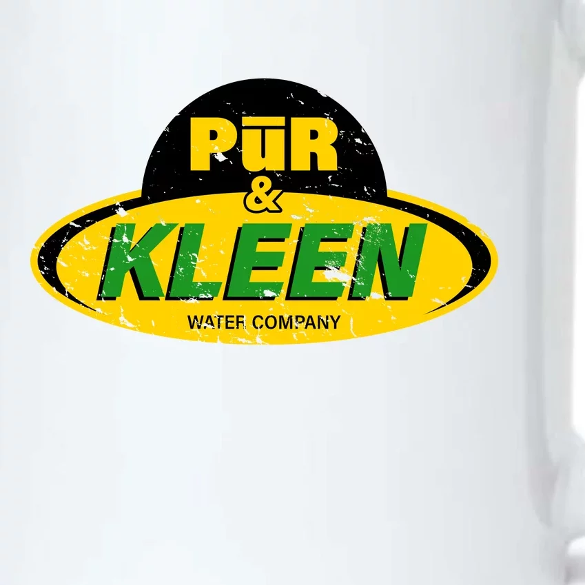 Pur & Kleen Water Company Logo Black Color Changing Mug