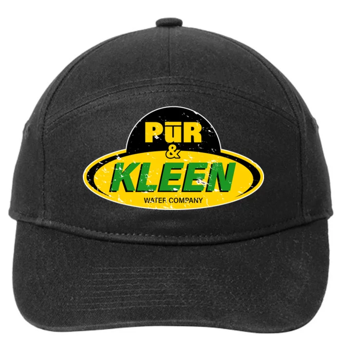 Pur & Kleen Water Company Logo 7-Panel Snapback Hat