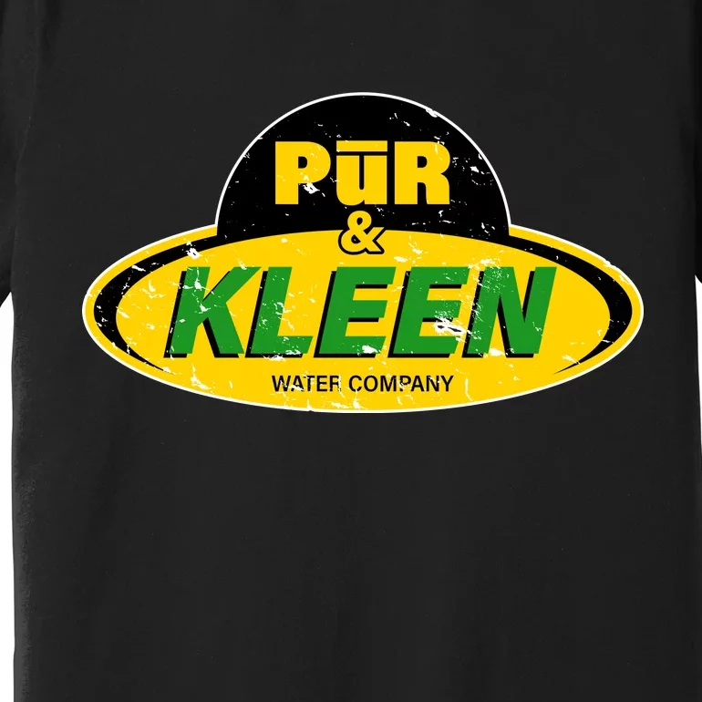 Pur & Kleen Water Company Logo Premium T-Shirt