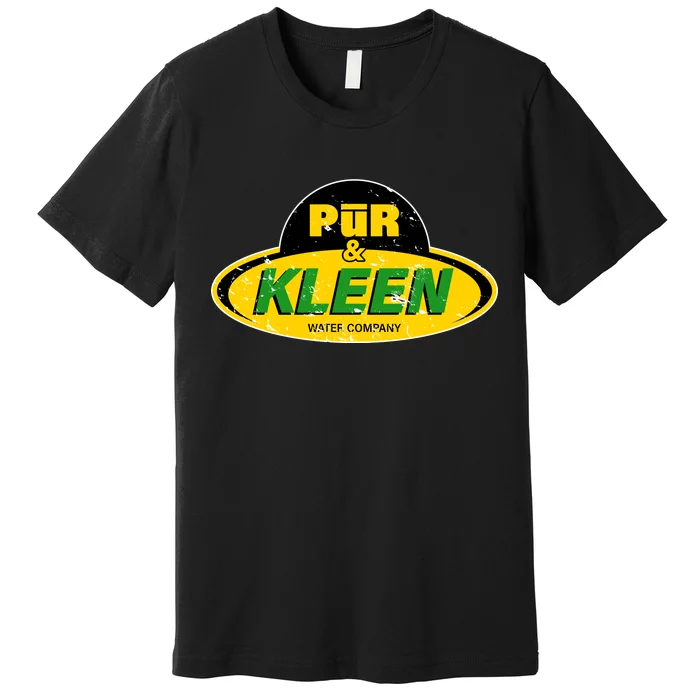 Pur & Kleen Water Company Logo Premium T-Shirt