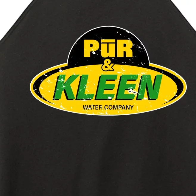 Pur & Kleen Water Company Logo Women’s Perfect Tri Rocker Tank