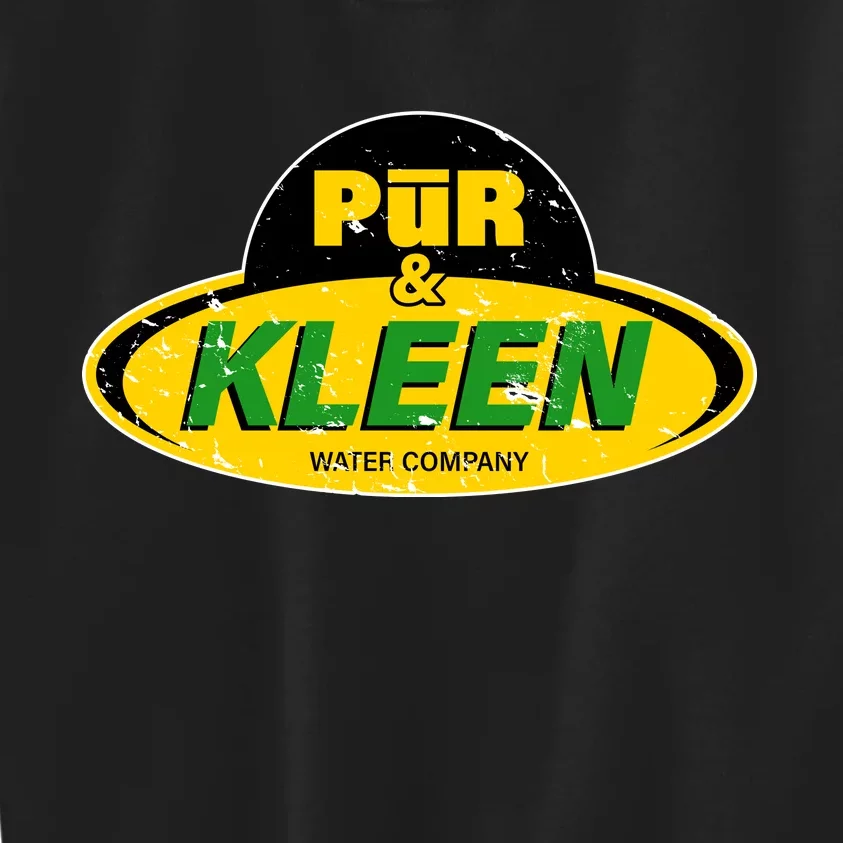 Pur & Kleen Water Company Logo Kids Sweatshirt