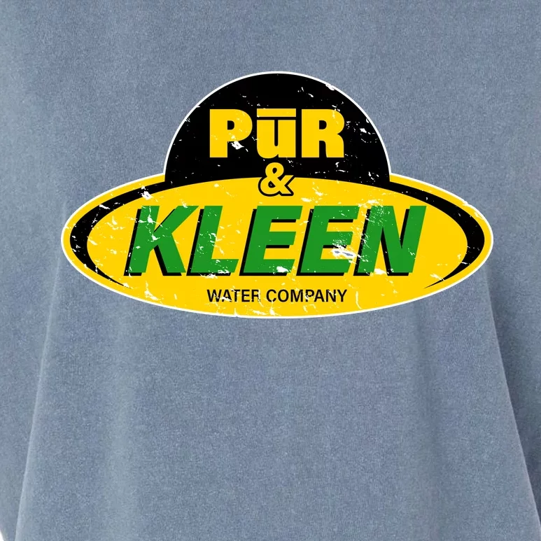 Pur & Kleen Water Company Logo Garment-Dyed Women's Muscle Tee