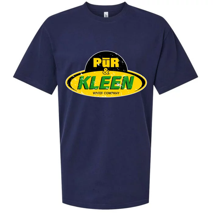 Pur & Kleen Water Company Logo Sueded Cloud Jersey T-Shirt