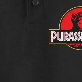 Purassic Park Cat Dry Zone Grid Performance Polo