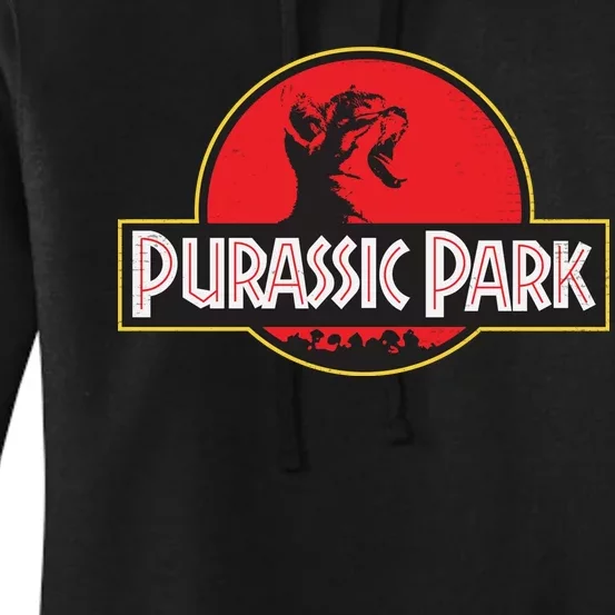 Purassic Park Cat Women's Pullover Hoodie