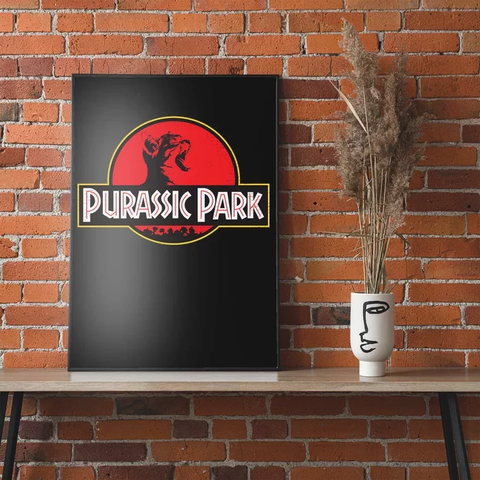 Purassic Park Cat Poster