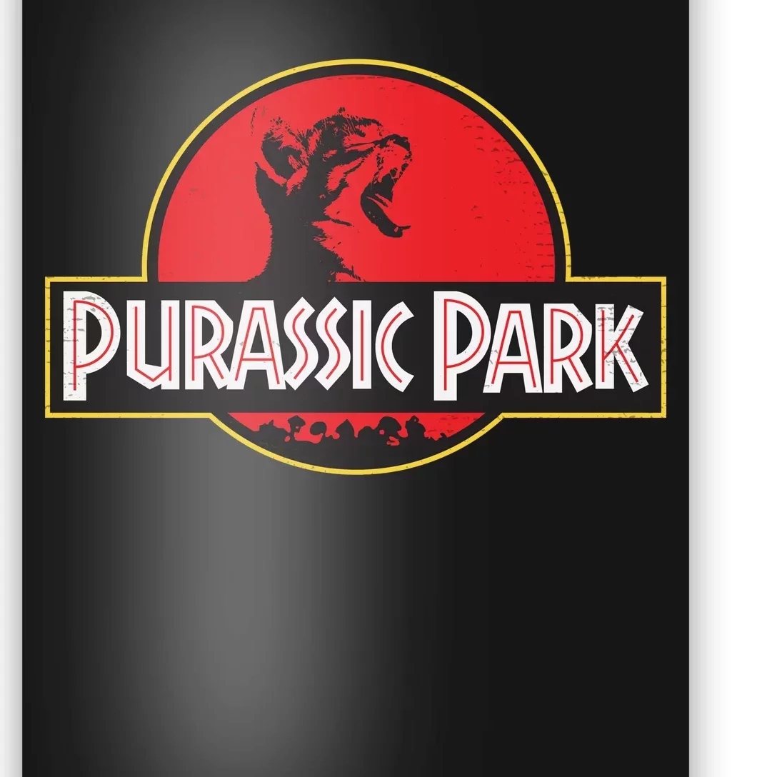 Purassic Park Cat Poster