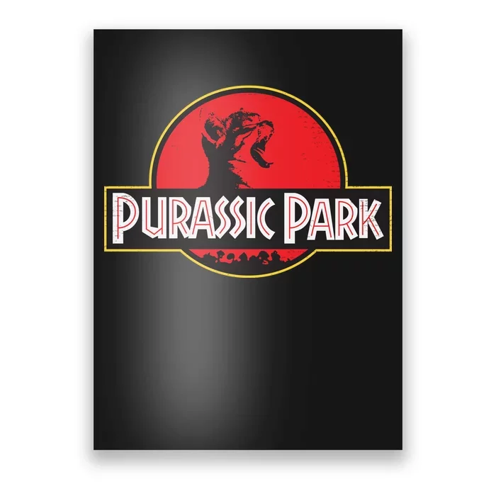 Purassic Park Cat Poster