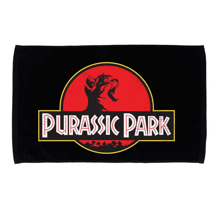 Purassic Park Cat Microfiber Hand Towel