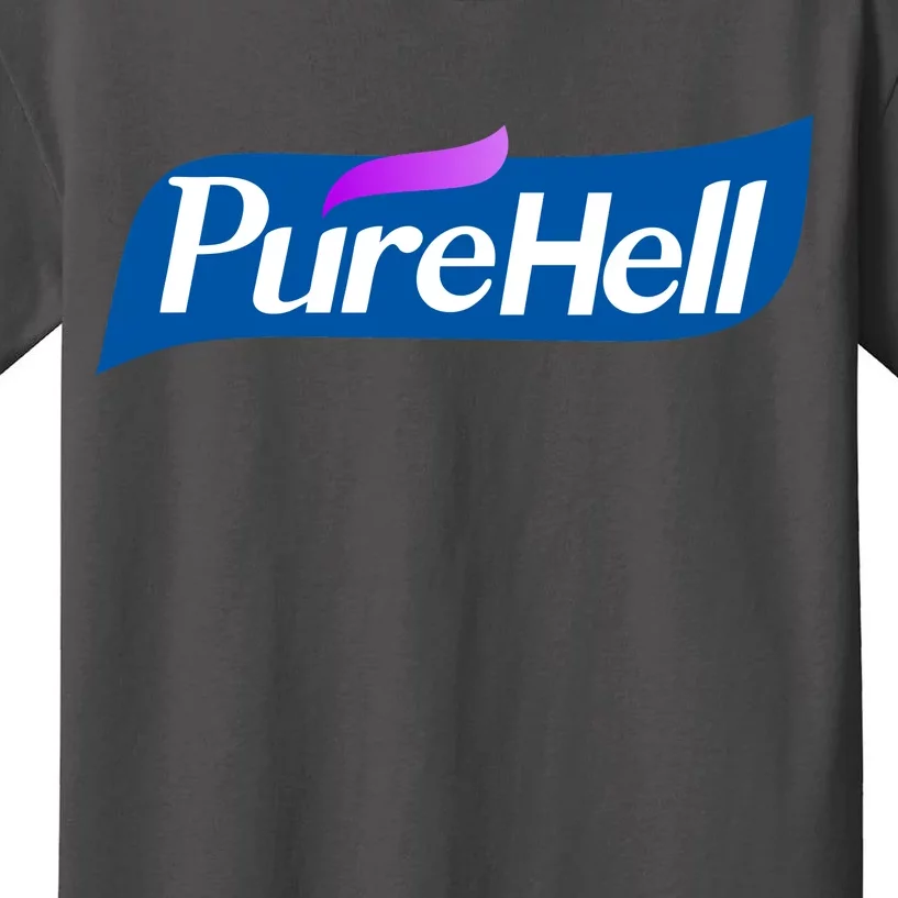 Pure Hell Purehell Social Distancing Hand Sanitizer Parody Kids T-Shirt