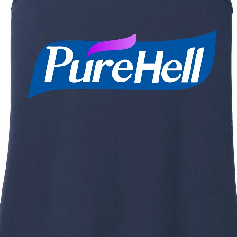 Pure Hell Purehell Social Distancing Hand Sanitizer Parody Ladies Essential Tank