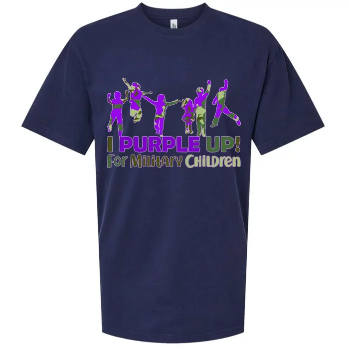 Purple Up For Military Children Camo Sueded Cloud Jersey T-Shirt