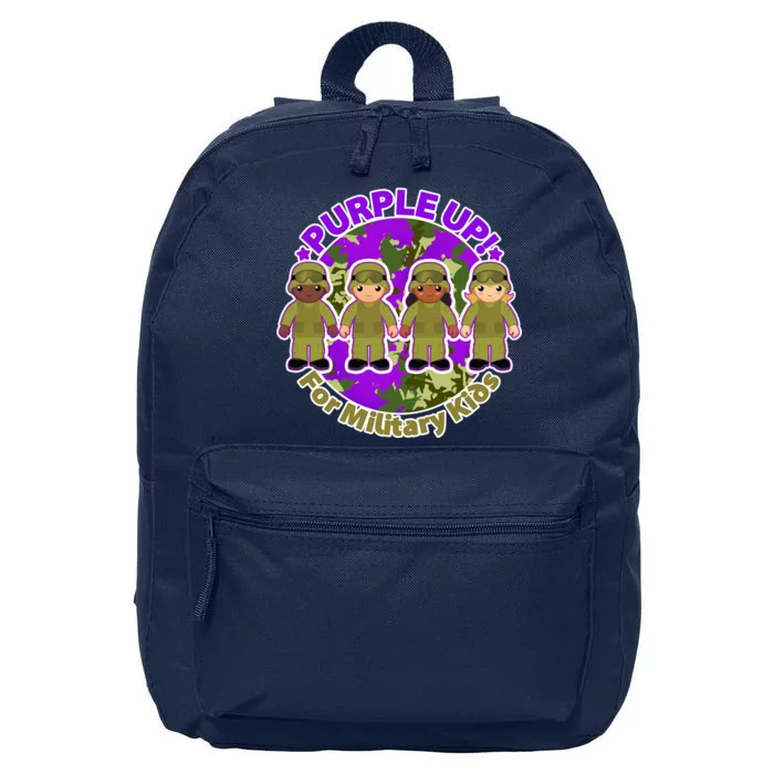 Purple Up! For Military Kids 16 in Basic Backpack