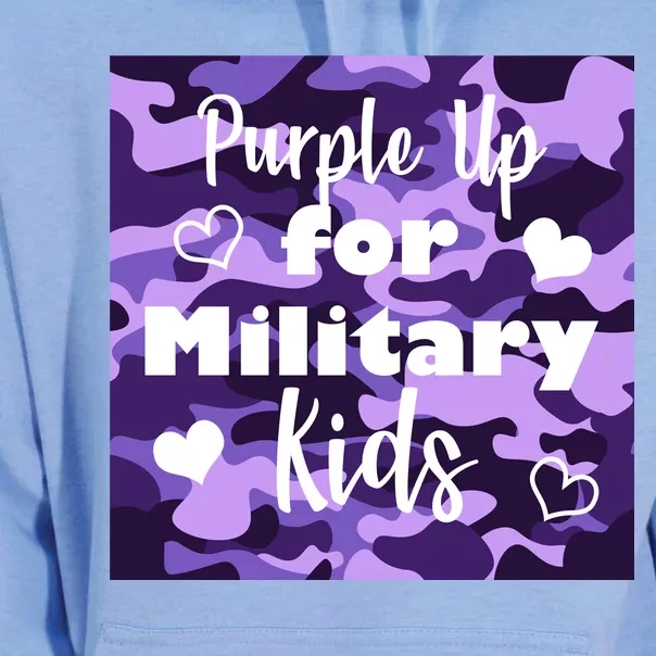 Purple Up For Military Kids Awareness Unisex Surf Hoodie