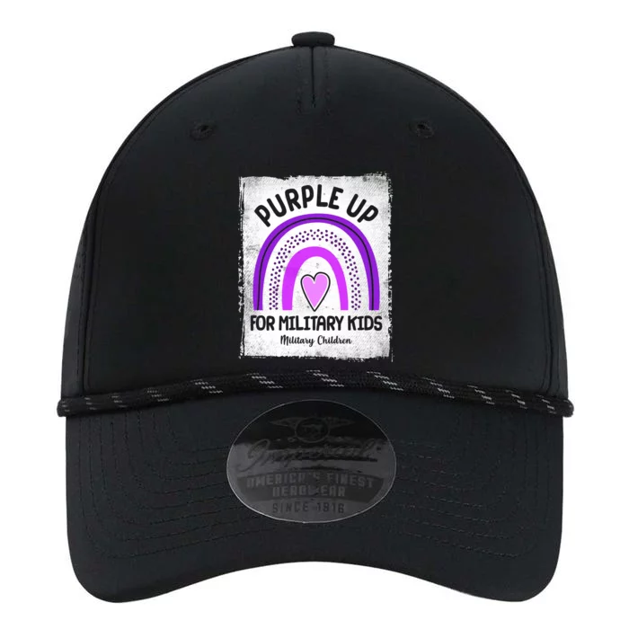 Purple Up For Military Kids Military Children Purple Rainbow Performance The Dyno Cap