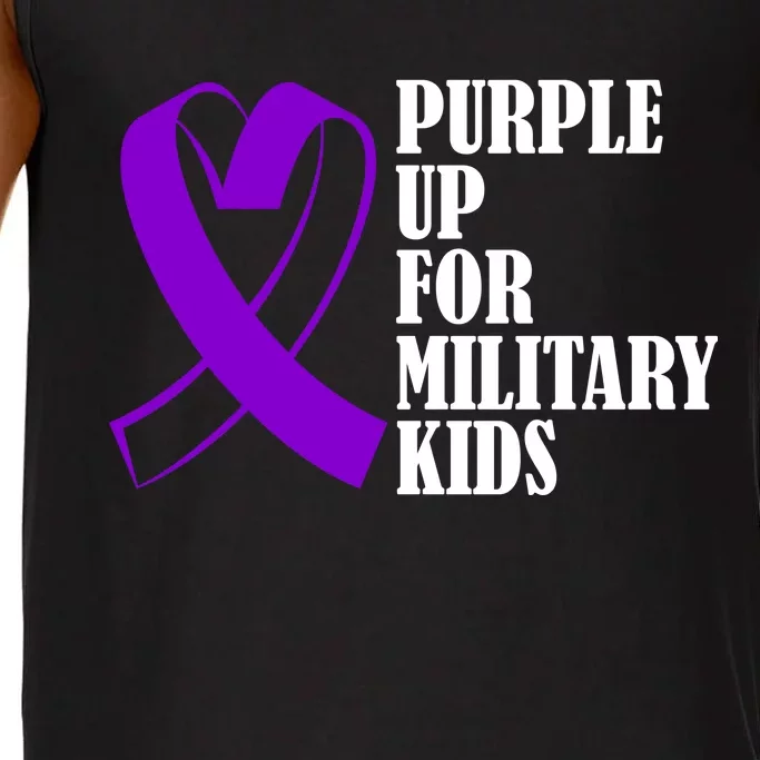 Purple Up For Military Kids Ribbon Comfort Colors® Tank Top