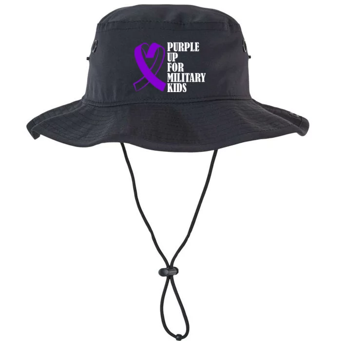 Purple Up For Military Kids Ribbon Legacy Cool Fit Booney Bucket Hat