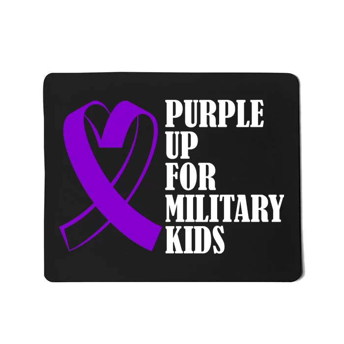 Purple Up For Military Kids Ribbon Mousepad