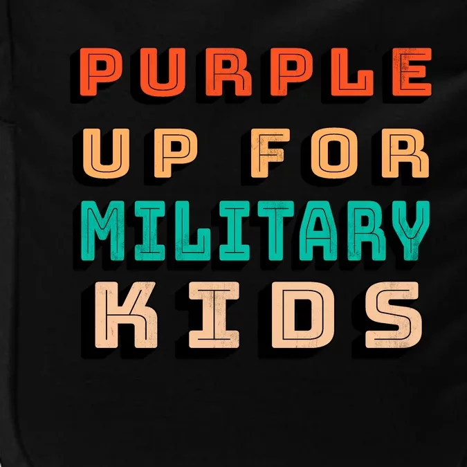 Purple Up For Military Kids Support Impact Tech Backpack