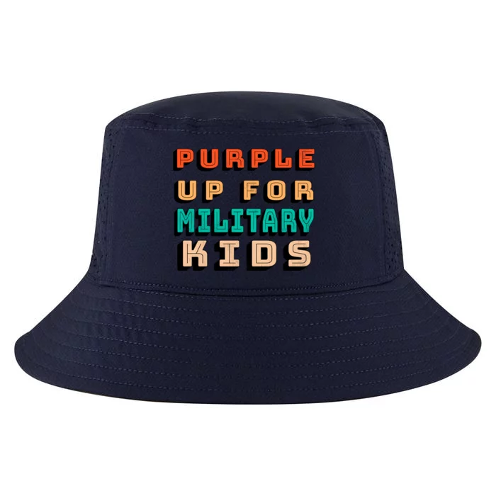 Purple Up For Military Kids Support Cool Comfort Performance Bucket Hat