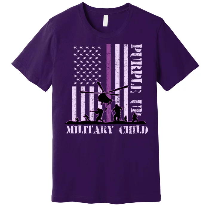 Purple Up Military Child Premium T-Shirt