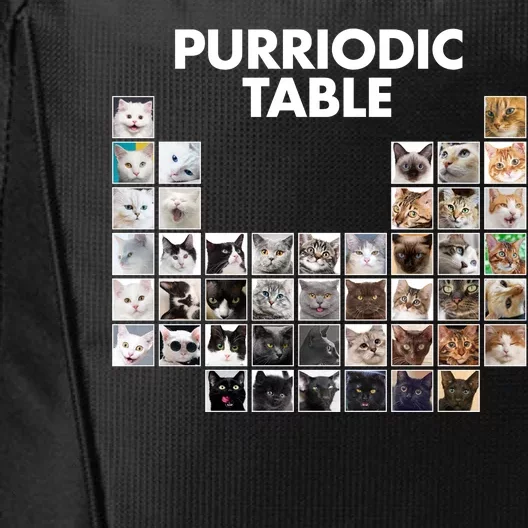 Purriodic Table Of Cats Periodic City Backpack