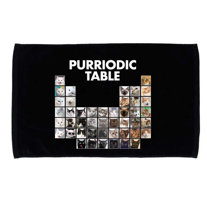 Purriodic Table Of Cats Periodic Microfiber Hand Towel