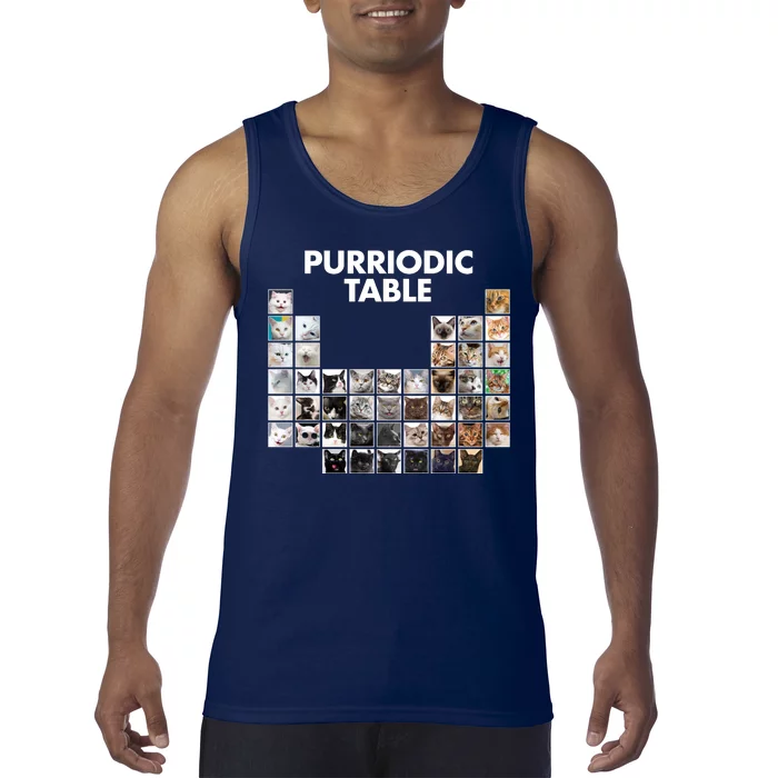 Purriodic Table Of Cats Periodic Tank Top