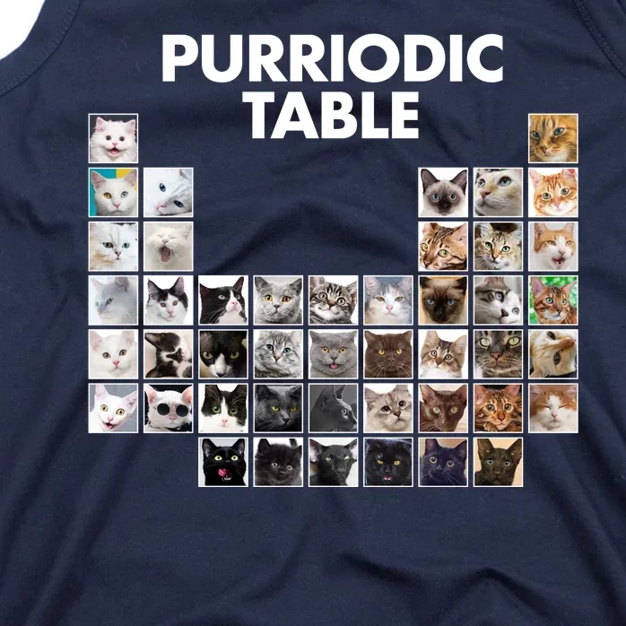 Purriodic Table Of Cats Periodic Tank Top