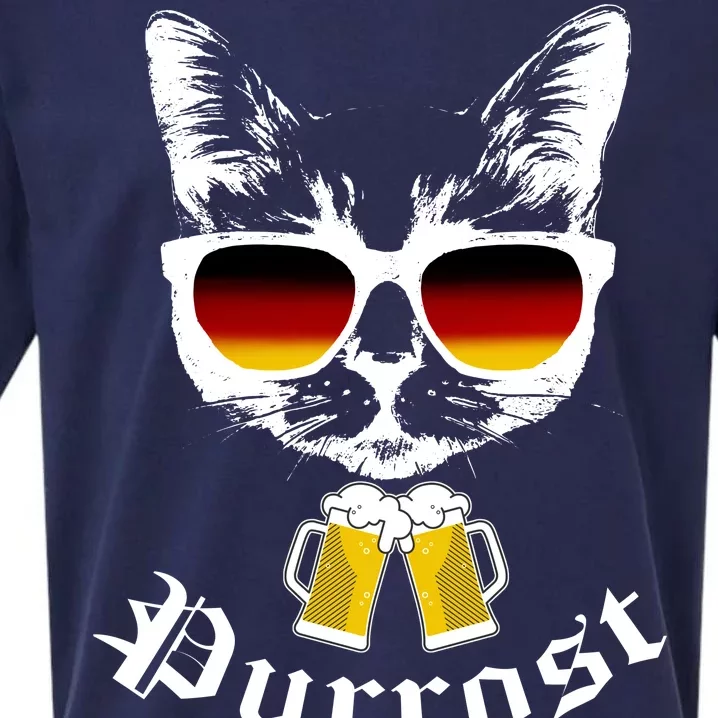 Purrost Cat Funny Oktoberfest Sueded Cloud Jersey T-Shirt