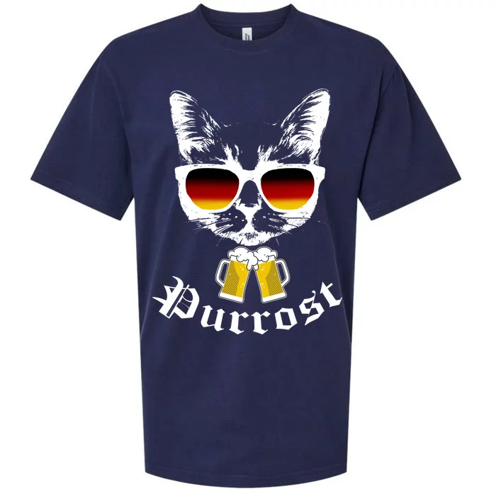 Purrost Cat Funny Oktoberfest Sueded Cloud Jersey T-Shirt