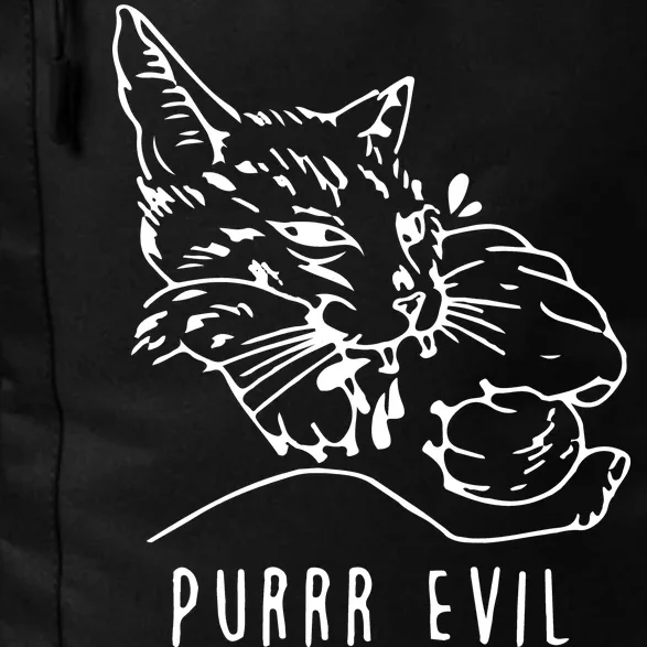 Purrr Evil Funny Cat Daily Commute Backpack