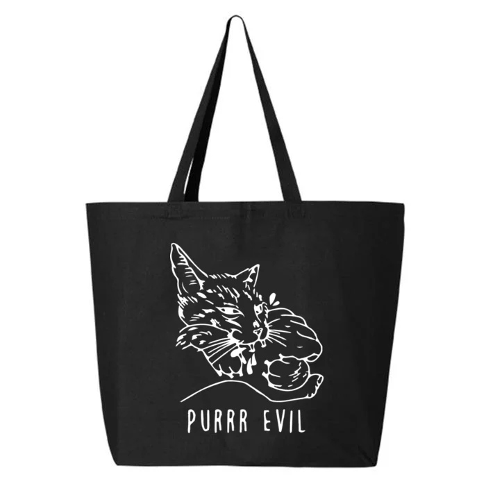 Purrr Evil Funny Cat 25L Jumbo Tote