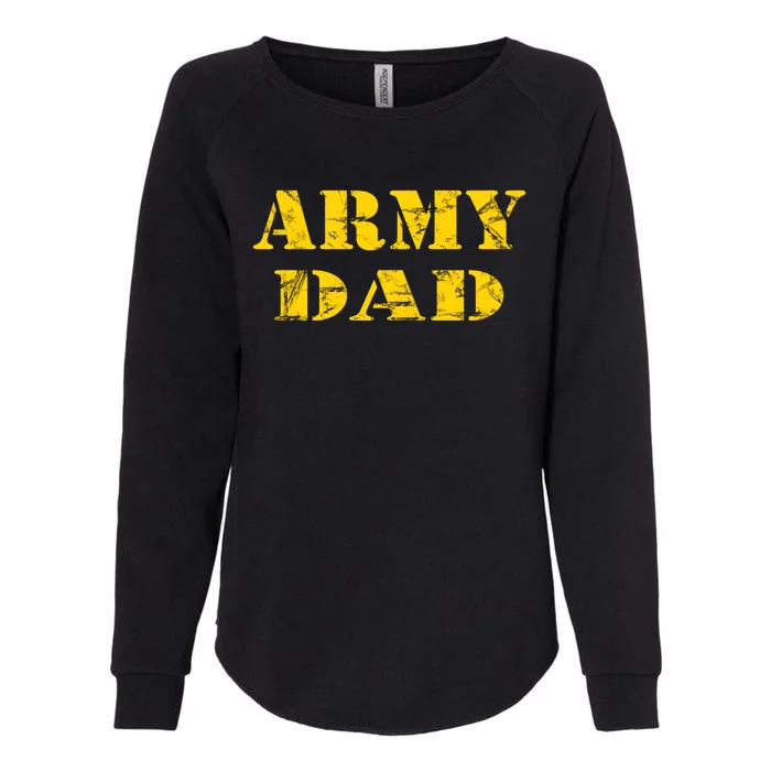 Proud U S Army Father Army Dad Gift Womens California Wash Sweatshirt