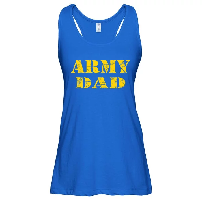 Proud U S Army Father Army Dad Gift Ladies Essential Flowy Tank