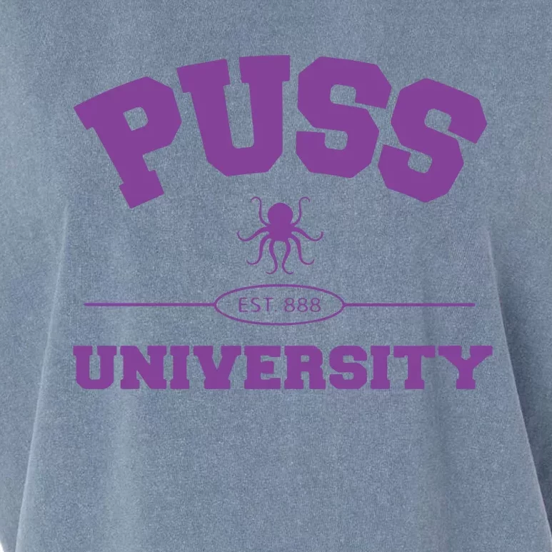 PUSS University Sweatshirt Garment-Dyed Women's Muscle Tee