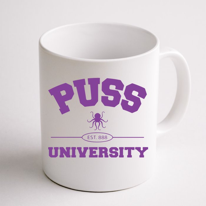 PUSS University Sweatshirt Front & Back Coffee Mug