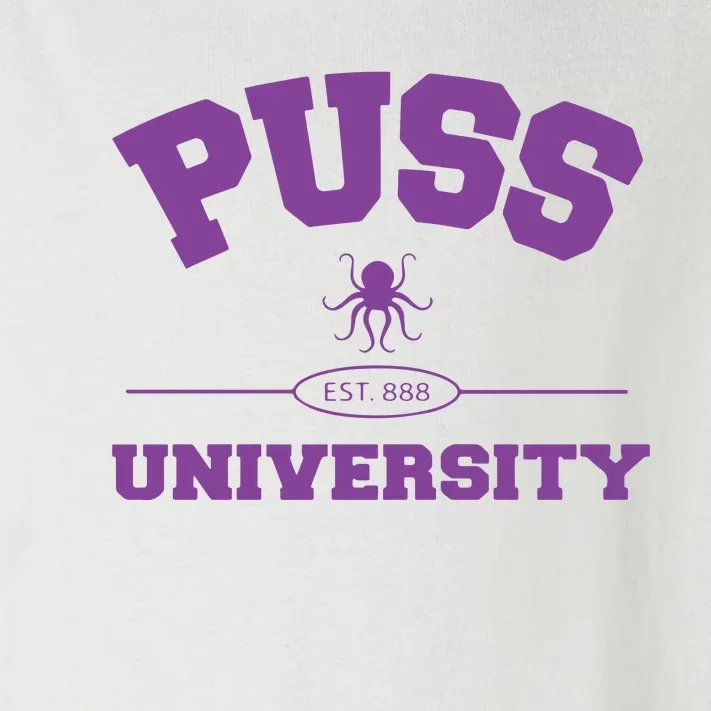 PUSS University Sweatshirt Toddler Long Sleeve Shirt