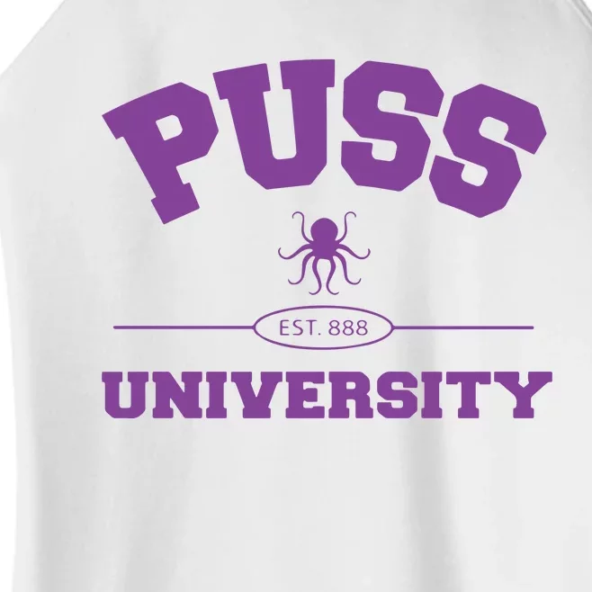 PUSS University Sweatshirt Women’s Perfect Tri Rocker Tank