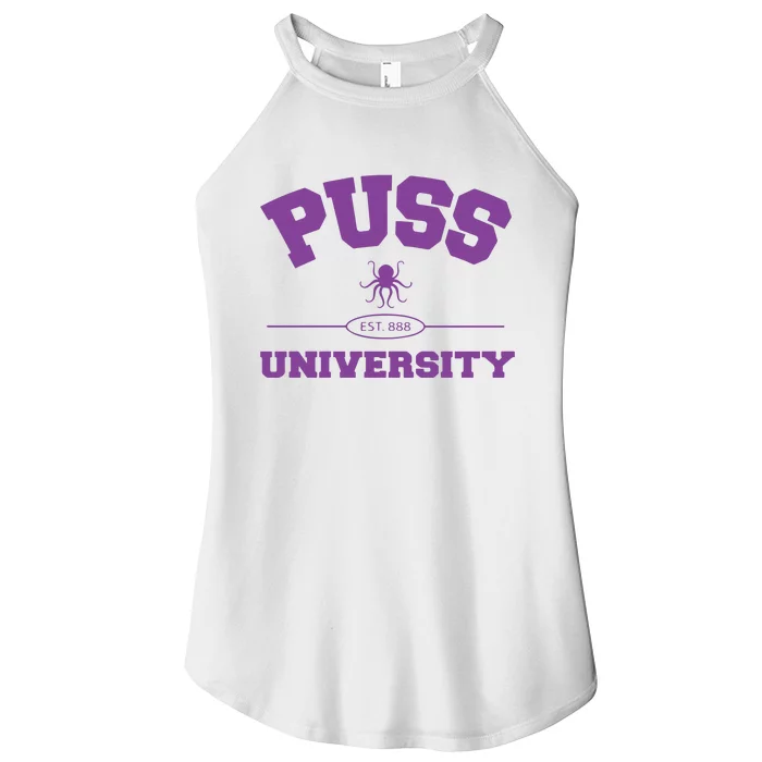 PUSS University Sweatshirt Women’s Perfect Tri Rocker Tank