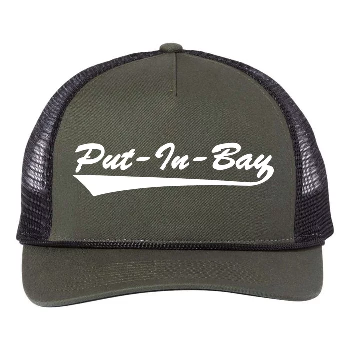 Put In Bay Retro Rope Trucker Hat Cap