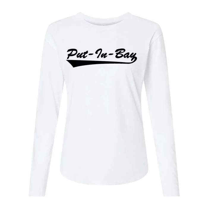 Put In Bay Womens Cotton Relaxed Long Sleeve T-Shirt