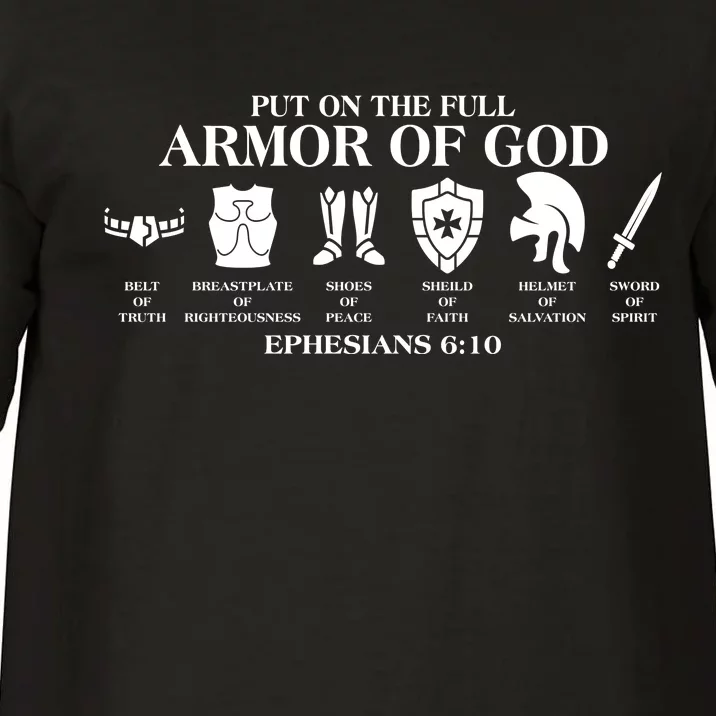 Put on the Full Armor of God Ephesians 6:10 Comfort Colors T-Shirt