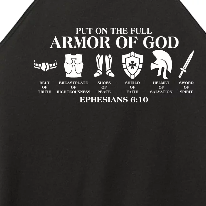 Put on the Full Armor of God Ephesians 6:10 Women’s Perfect Tri Rocker Tank