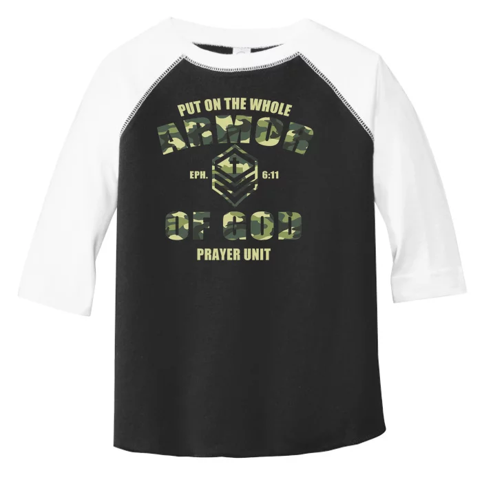 Put On The Whole Armor Of God Prayer Unit Toddler Fine Jersey T-Shirt