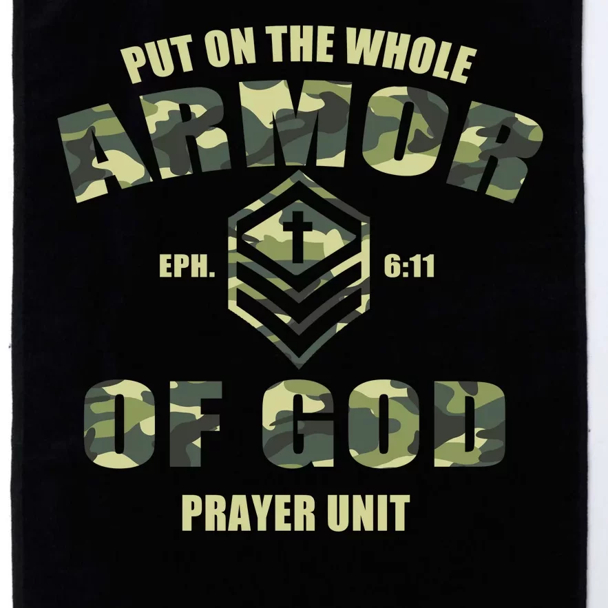 Put On The Whole Armor Of God Prayer Unit Platinum Collection Golf Towel